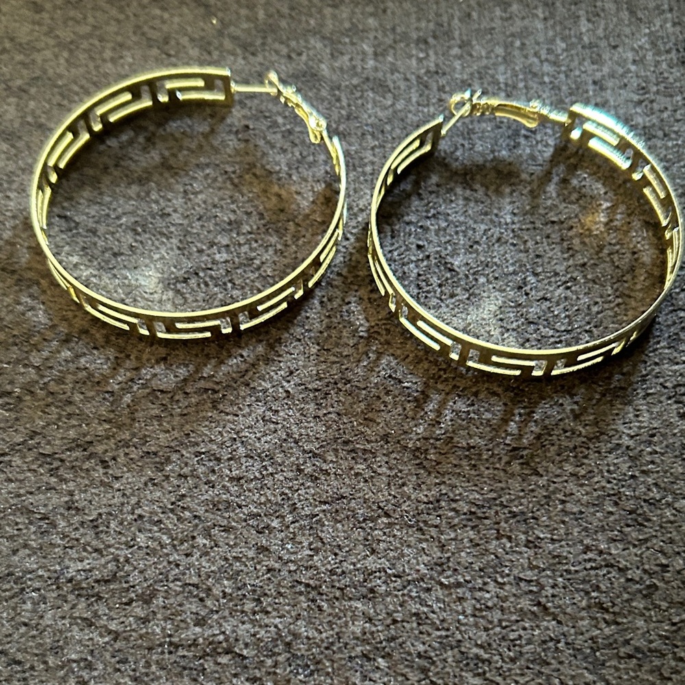 Elegant Gold Hoop Earrings